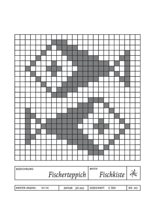 Mustervorlagen für einen Mini-Fischerteppich (Download)