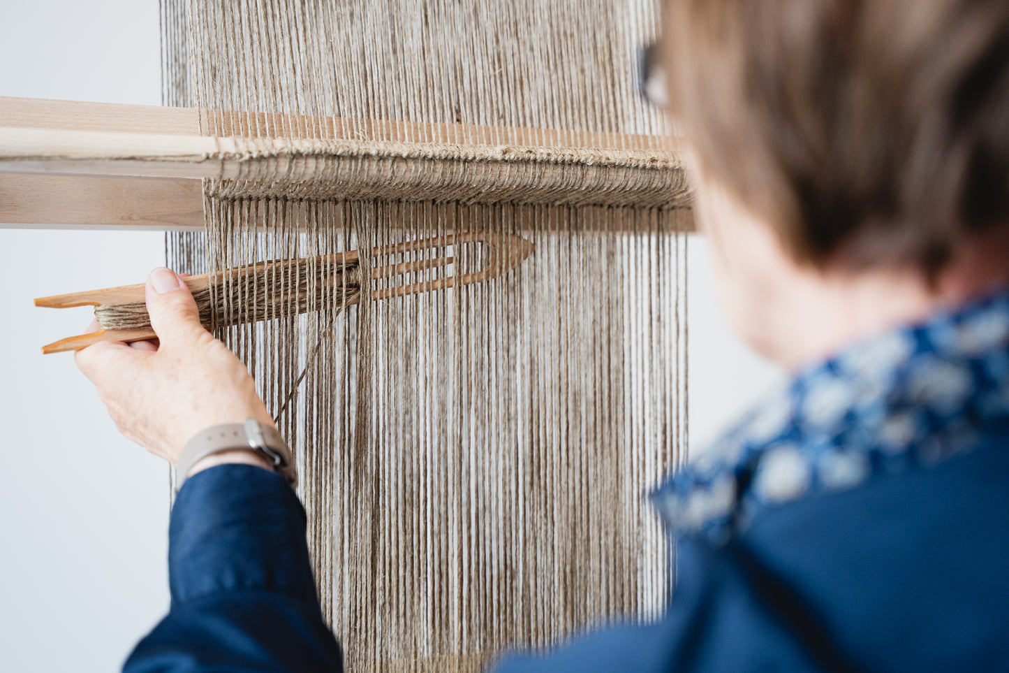 MIDI Knüpfstuhl zum Knüpfen von (Fischer)teppichen