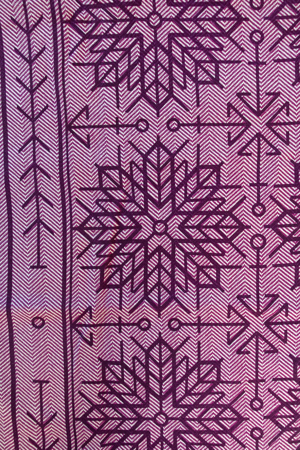 Strandteppich nach Original-Entwürfen der Vorpommerschen Fischerteppiche - Stranddistel Pink